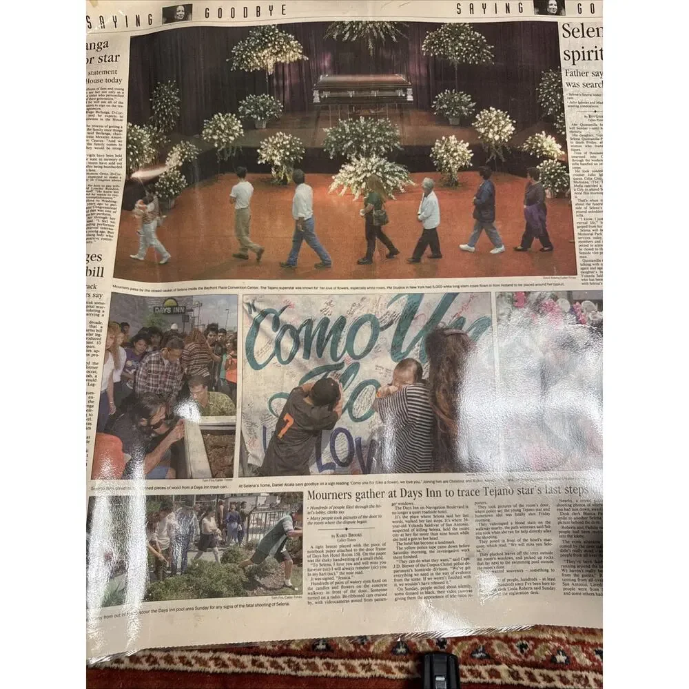 Extremely Rare Selena Corpus Christi Caller Times Newspaper